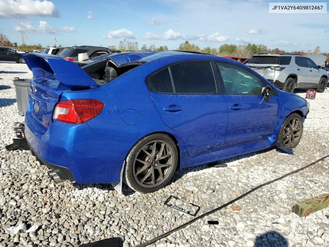 2016 Subaru Wrx Sti Limited VIN: JF1VA2Y64G9812467 Lot: 74713354