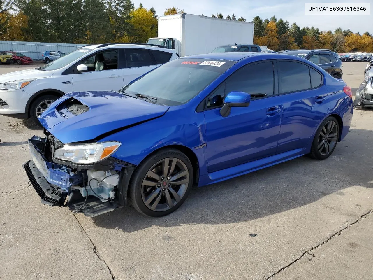 2016 Subaru Wrx Premium VIN: JF1VA1E63G9816346 Lot: 77630404