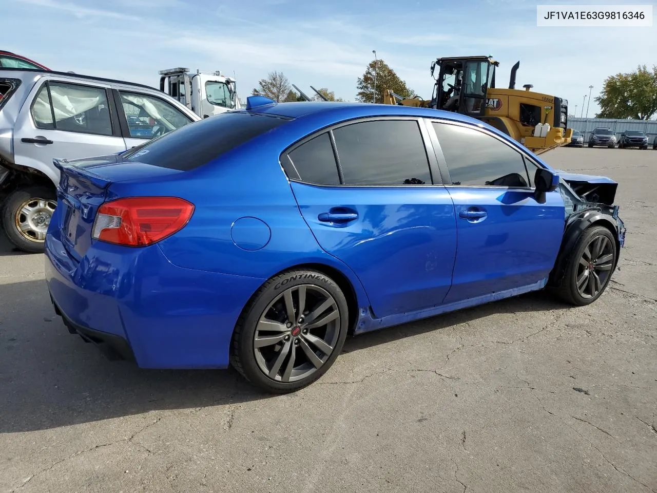 2016 Subaru Wrx Premium VIN: JF1VA1E63G9816346 Lot: 77630404