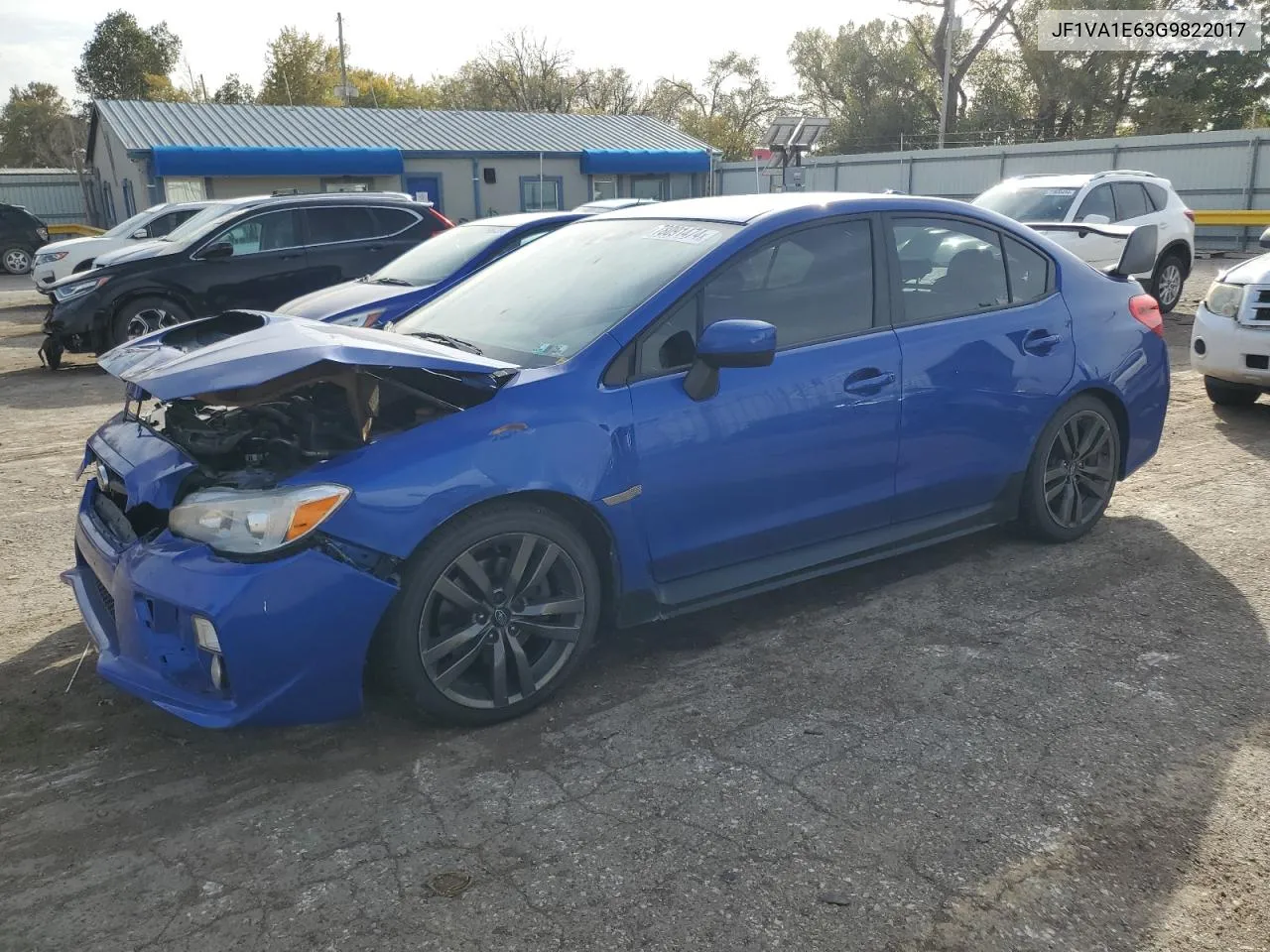 2016 Subaru Wrx Premium VIN: JF1VA1E63G9822017 Lot: 78091474