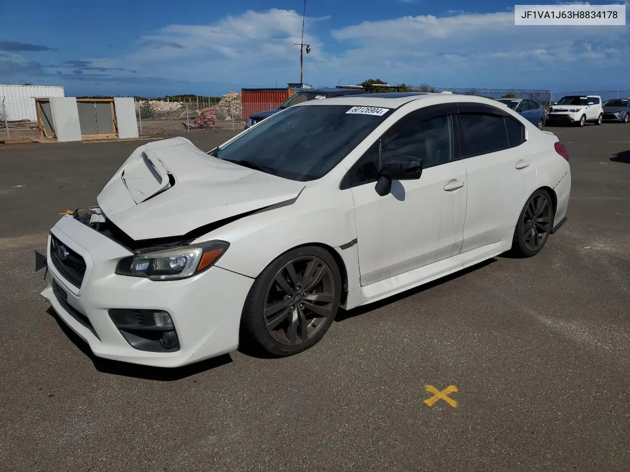 2017 Subaru Wrx Limited VIN: JF1VA1J63H8834178 Lot: 60126904