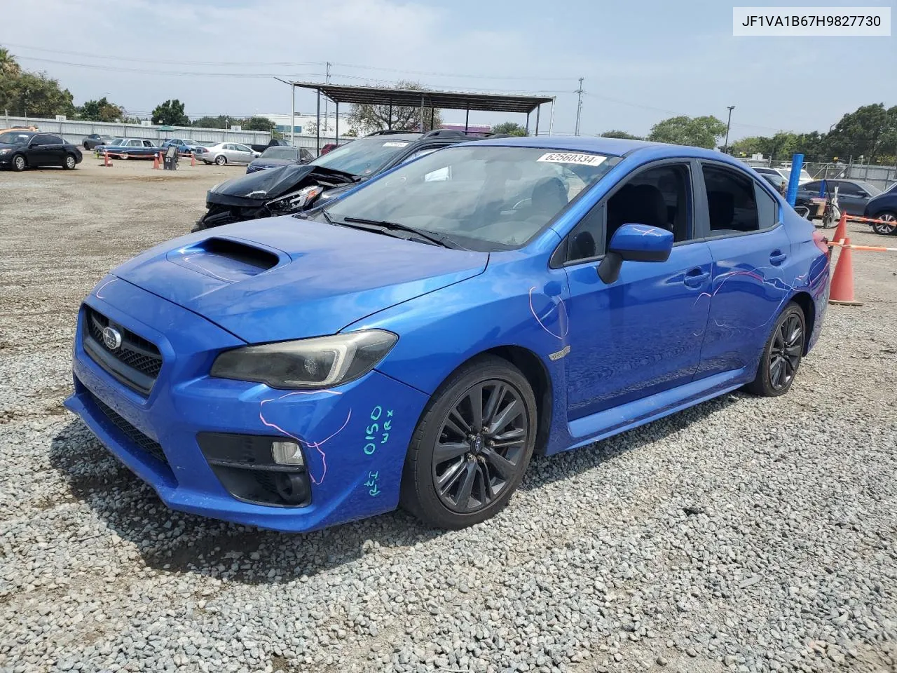 2017 Subaru Wrx VIN: JF1VA1B67H9827730 Lot: 62560334