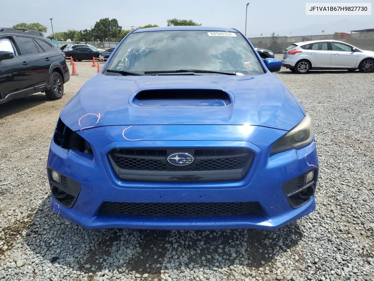 2017 Subaru Wrx VIN: JF1VA1B67H9827730 Lot: 62560334