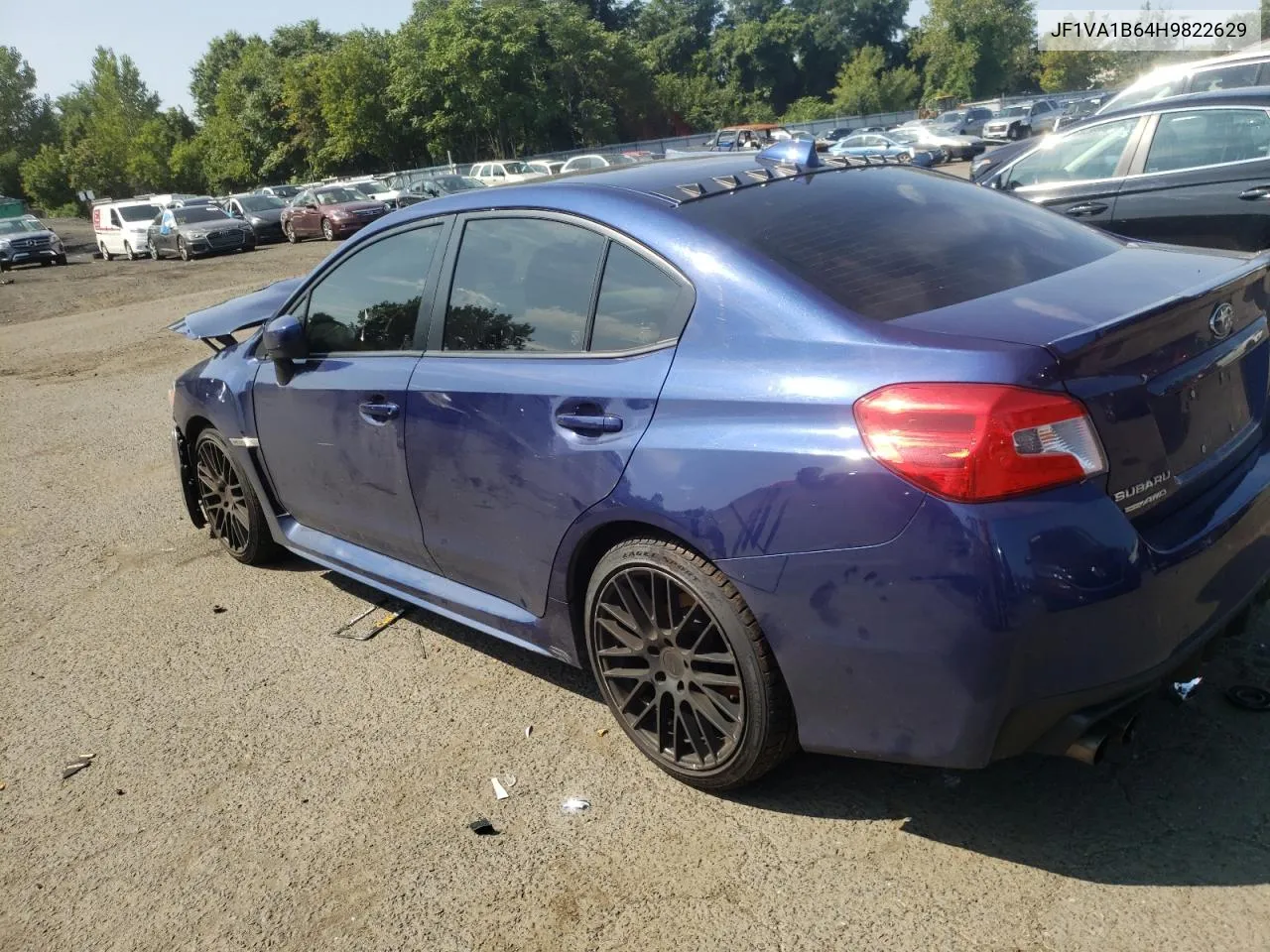 2017 Subaru Wrx VIN: JF1VA1B64H9822629 Lot: 68515134