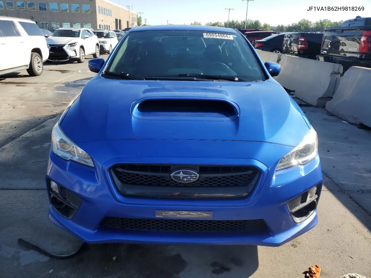 2017 Subaru Wrx VIN: JF1VA1B62H9818269 Lot: 69054964