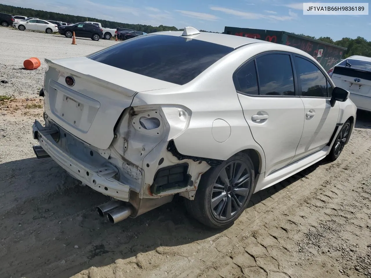 2017 Subaru Wrx VIN: JF1VA1B66H9836189 Lot: 70380764