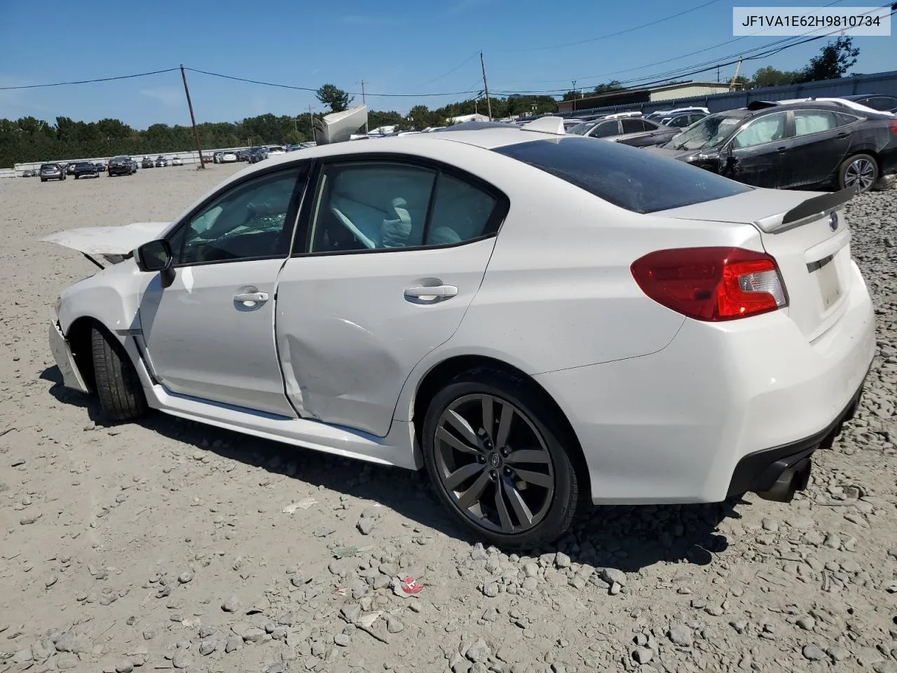 2017 Subaru Wrx Premium VIN: JF1VA1E62H9810734 Lot: 71014074