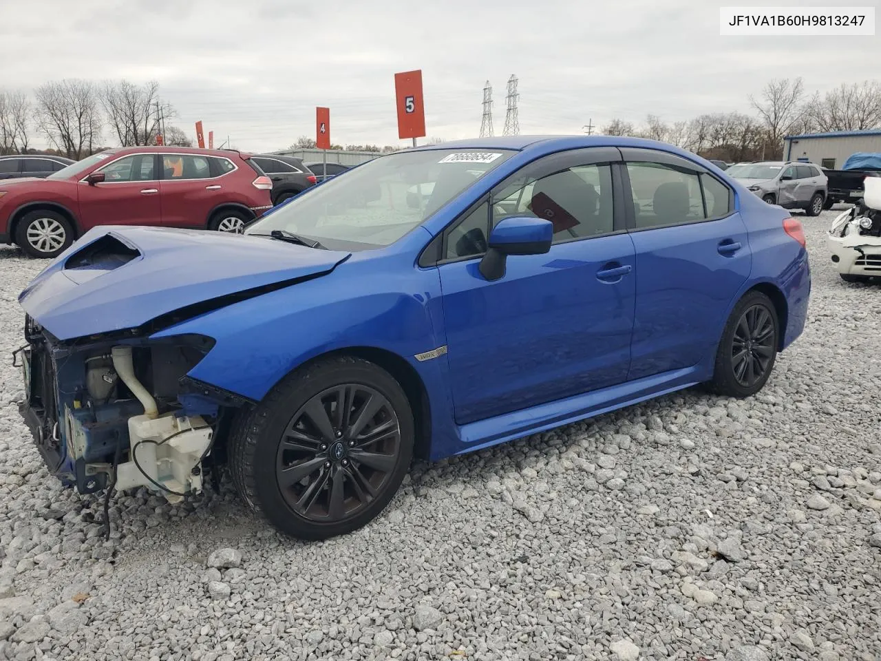 2017 Subaru Wrx VIN: JF1VA1B60H9813247 Lot: 78660654