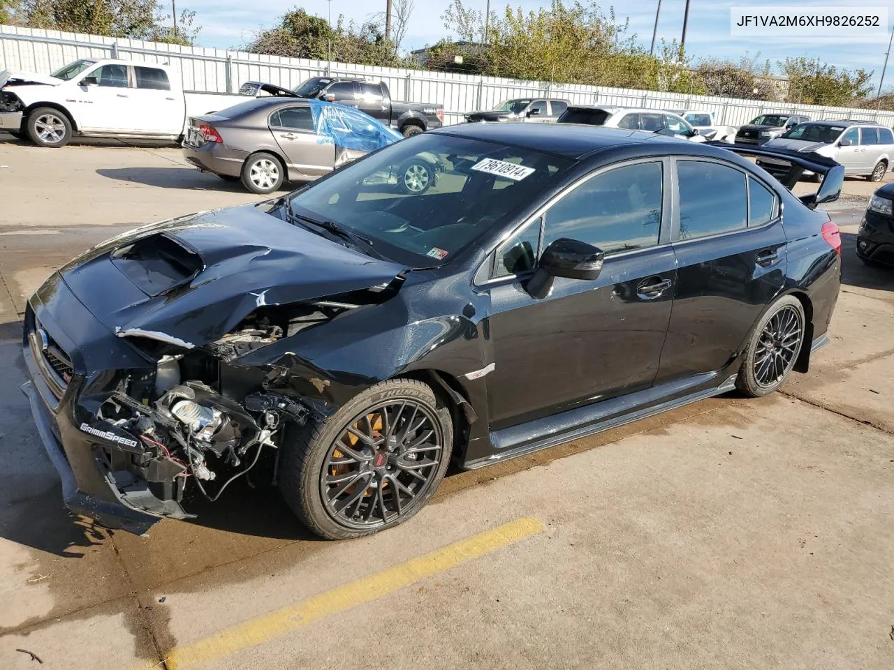 2017 Subaru Wrx Sti VIN: JF1VA2M6XH9826252 Lot: 79610914