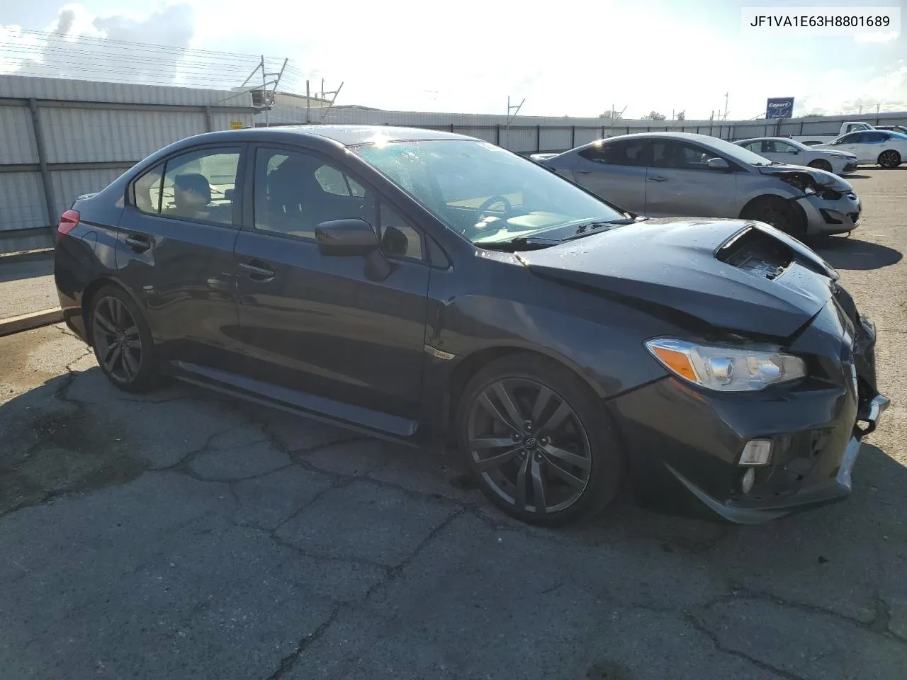 2017 Subaru Wrx Premium VIN: JF1VA1E63H8801689 Lot: 80037384