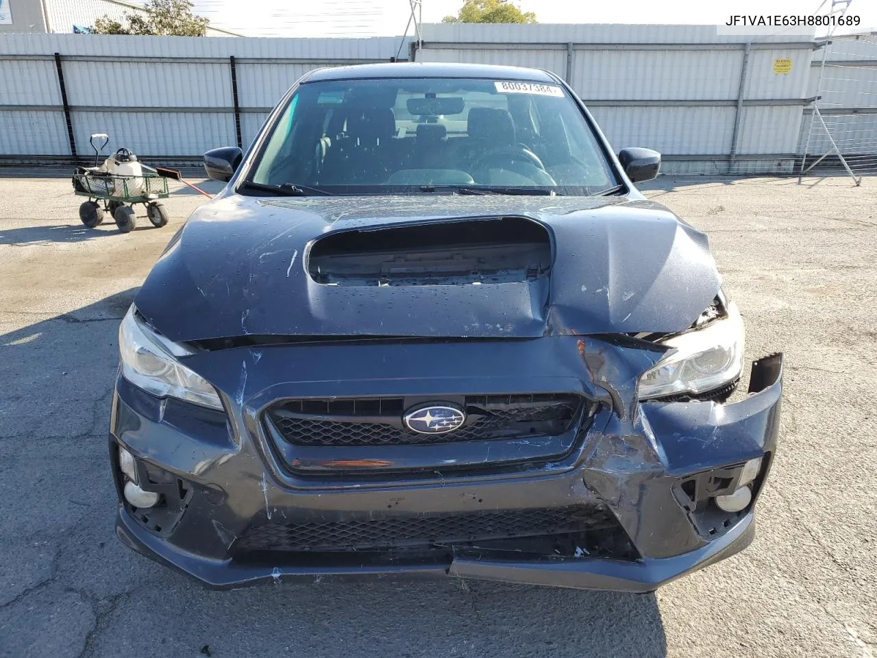 2017 Subaru Wrx Premium VIN: JF1VA1E63H8801689 Lot: 80037384