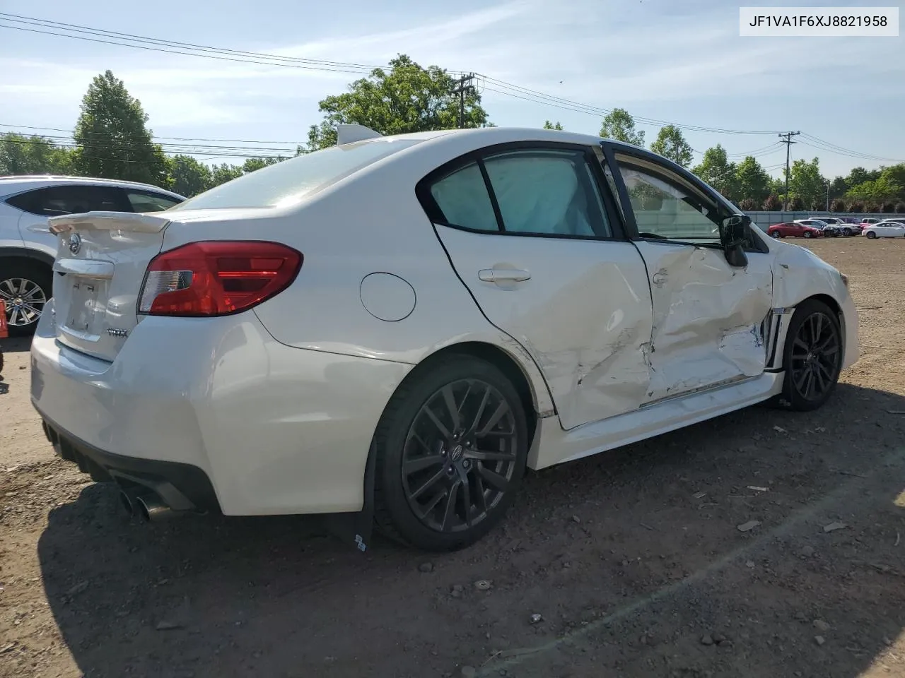 2018 Subaru Wrx Limited VIN: JF1VA1F6XJ8821958 Lot: 58532334