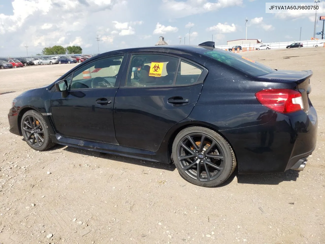 2018 Subaru Wrx VIN: JF1VA1A60J9800750 Lot: 60747504