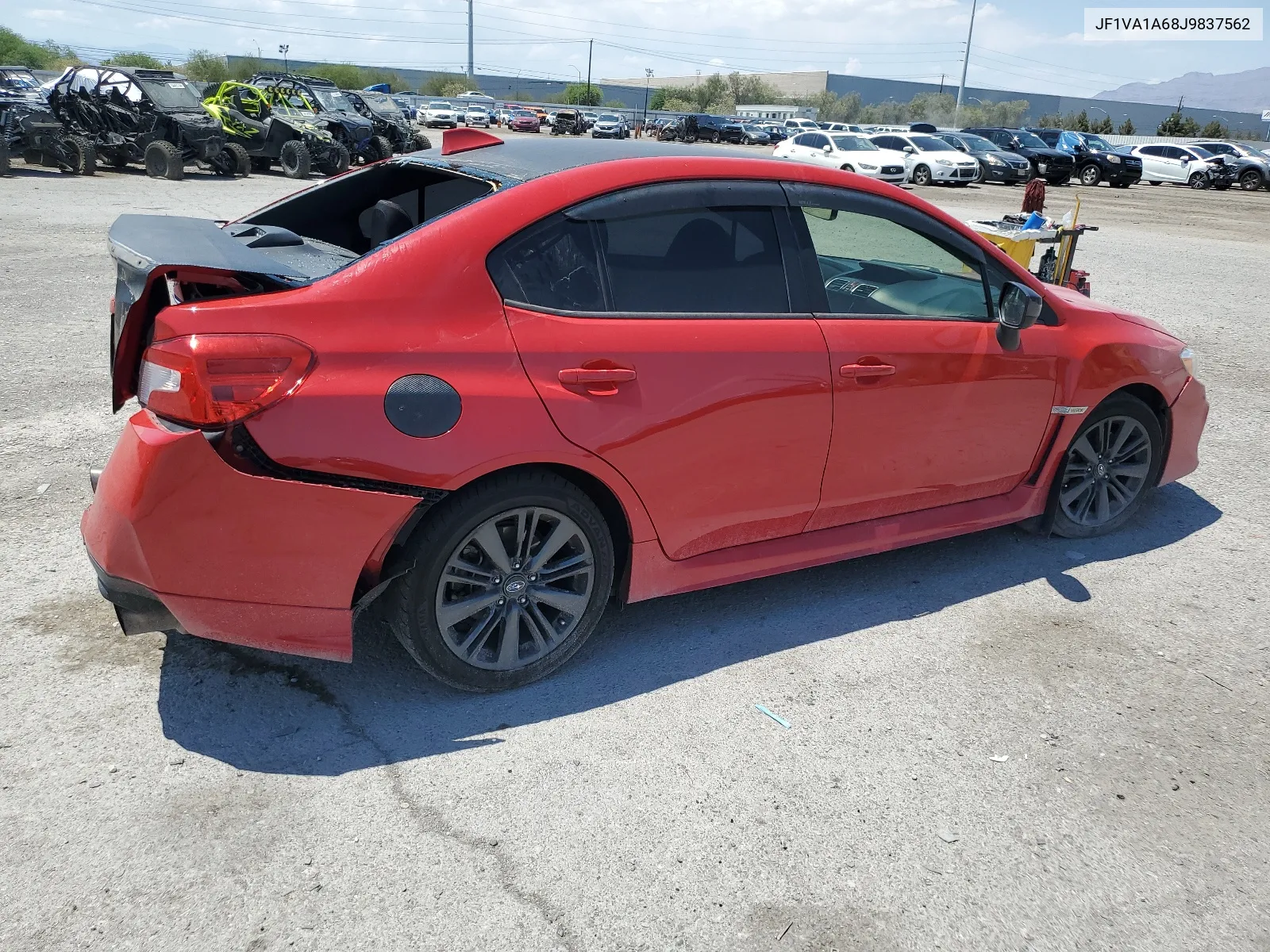 2018 Subaru Wrx VIN: JF1VA1A68J9837562 Lot: 63440934