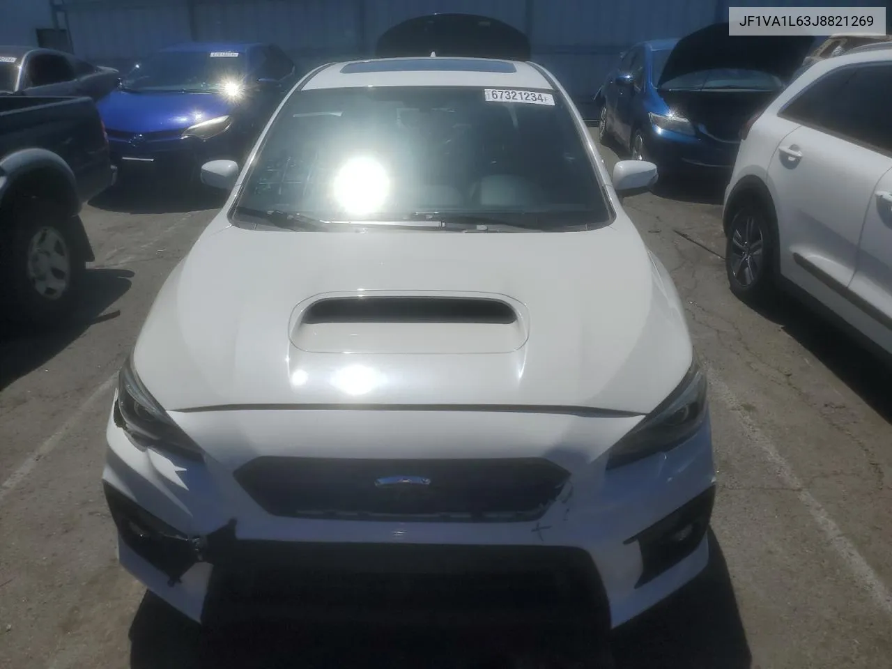 2018 Subaru Wrx Limited VIN: JF1VA1L63J8821269 Lot: 67321234