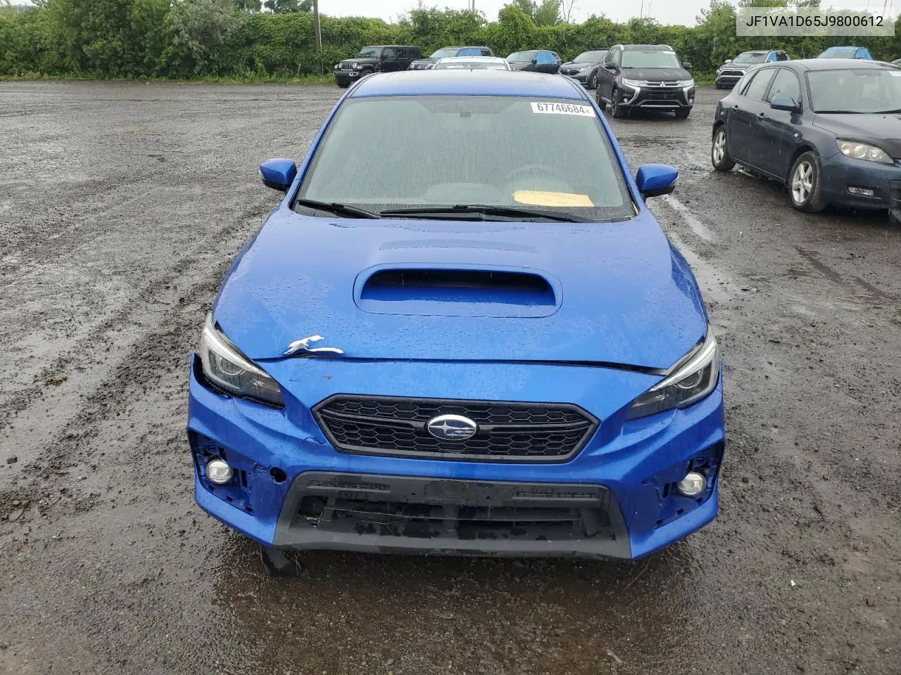 2018 Subaru Wrx Premium VIN: JF1VA1D65J9800612 Lot: 67746684