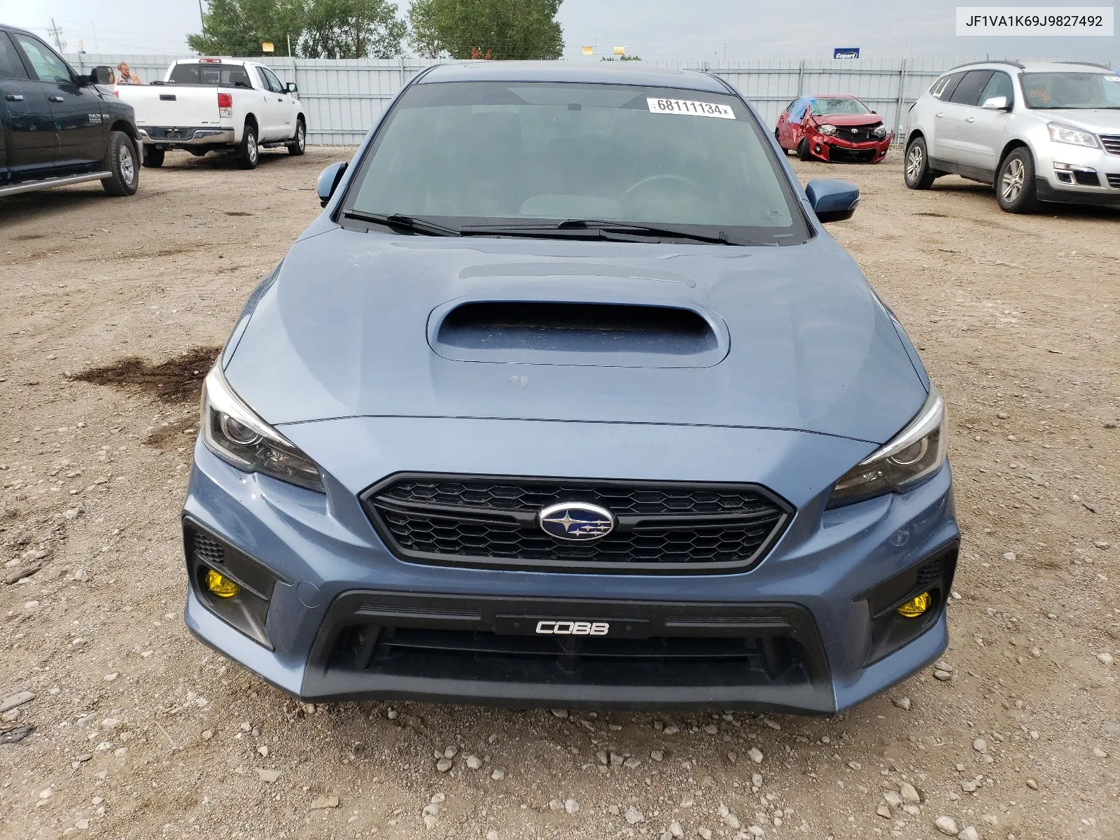 2018 Subaru Wrx Limited VIN: JF1VA1K69J9827492 Lot: 68111134