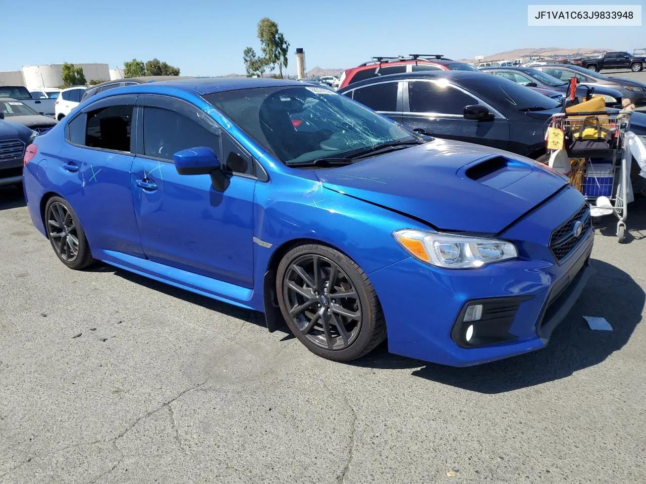 2018 Subaru Wrx Premium VIN: JF1VA1C63J9833948 Lot: 68374254