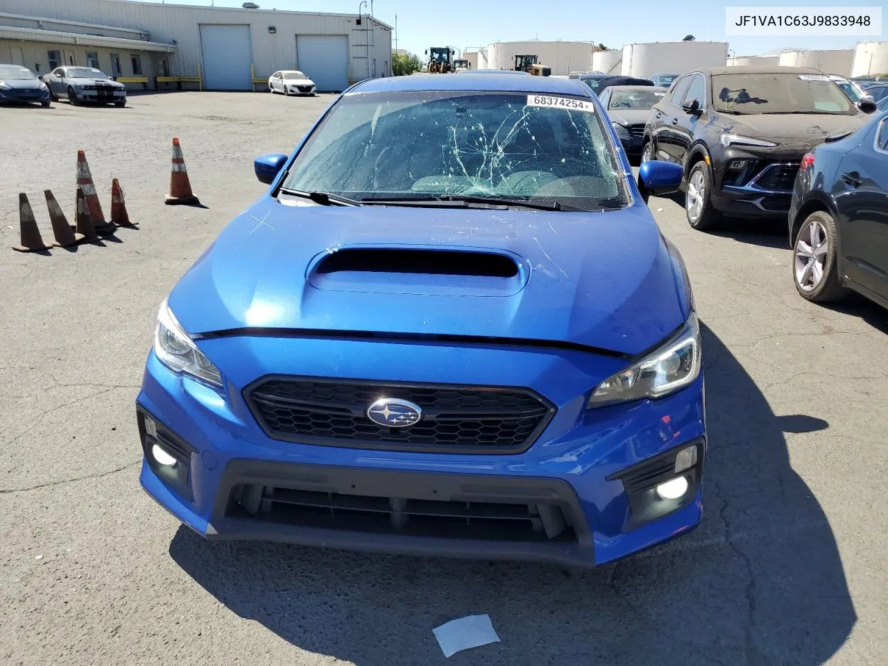 2018 Subaru Wrx Premium VIN: JF1VA1C63J9833948 Lot: 68374254