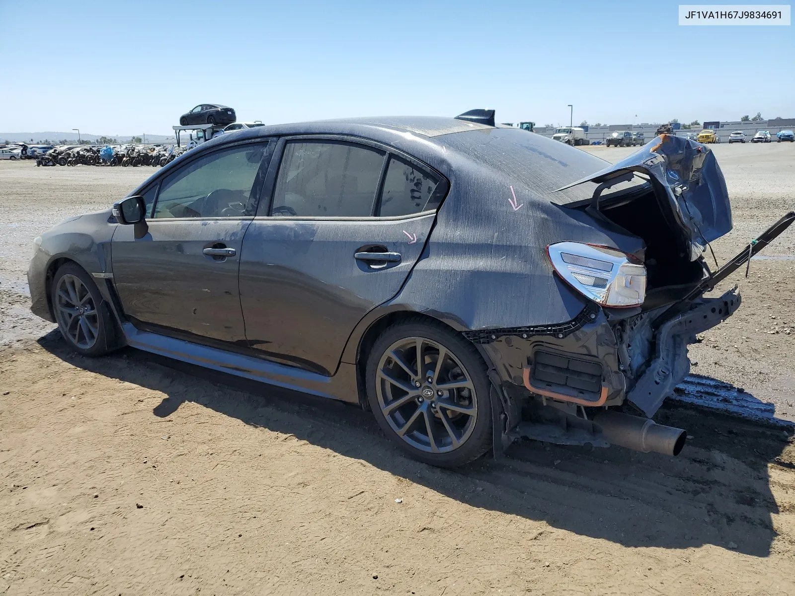 2018 Subaru Wrx Limited VIN: JF1VA1H67J9834691 Lot: 68386194