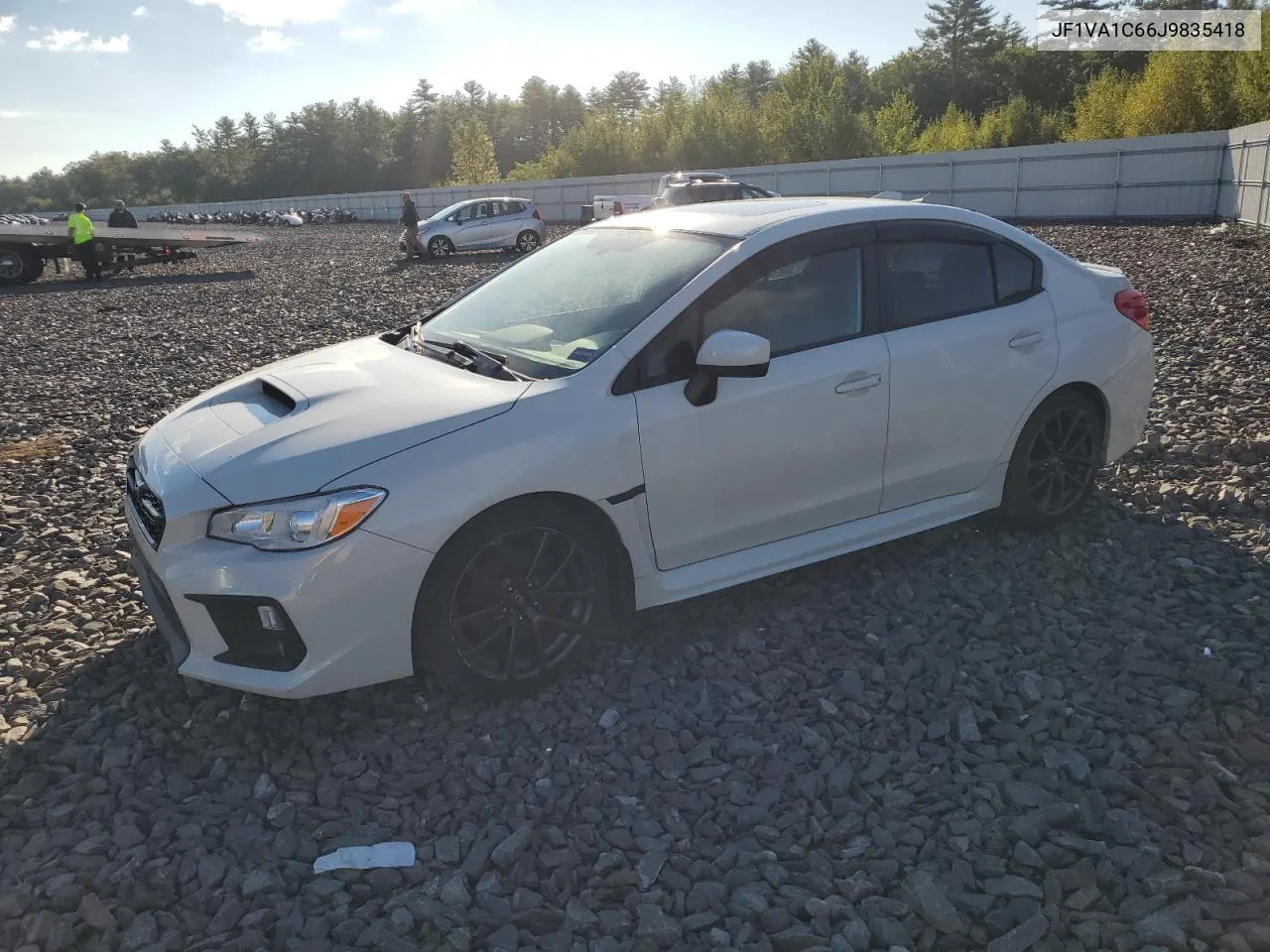 2018 Subaru Wrx Premium VIN: JF1VA1C66J9835418 Lot: 70336564