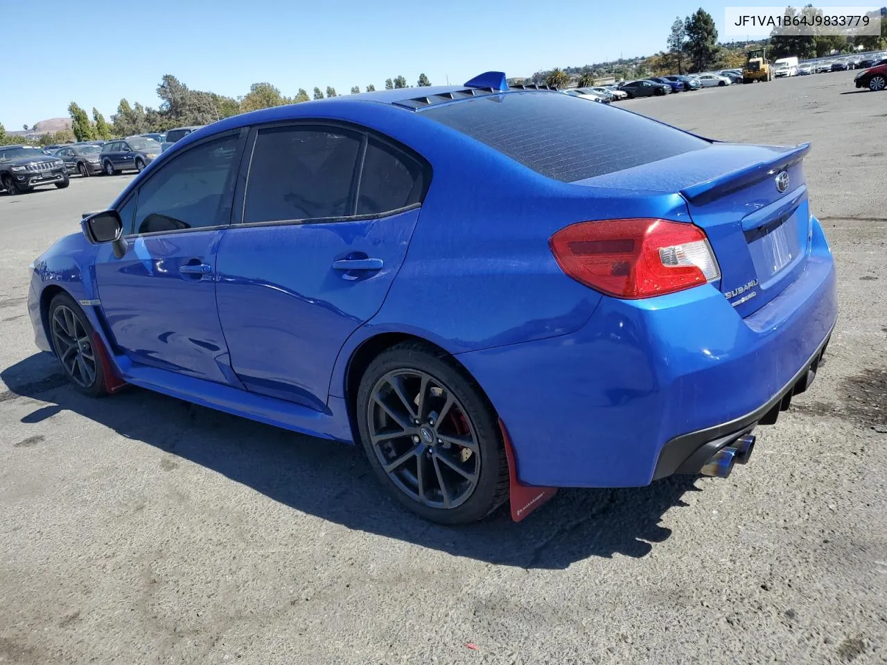 2018 Subaru Wrx VIN: JF1VA1B64J9833779 Lot: 70928704