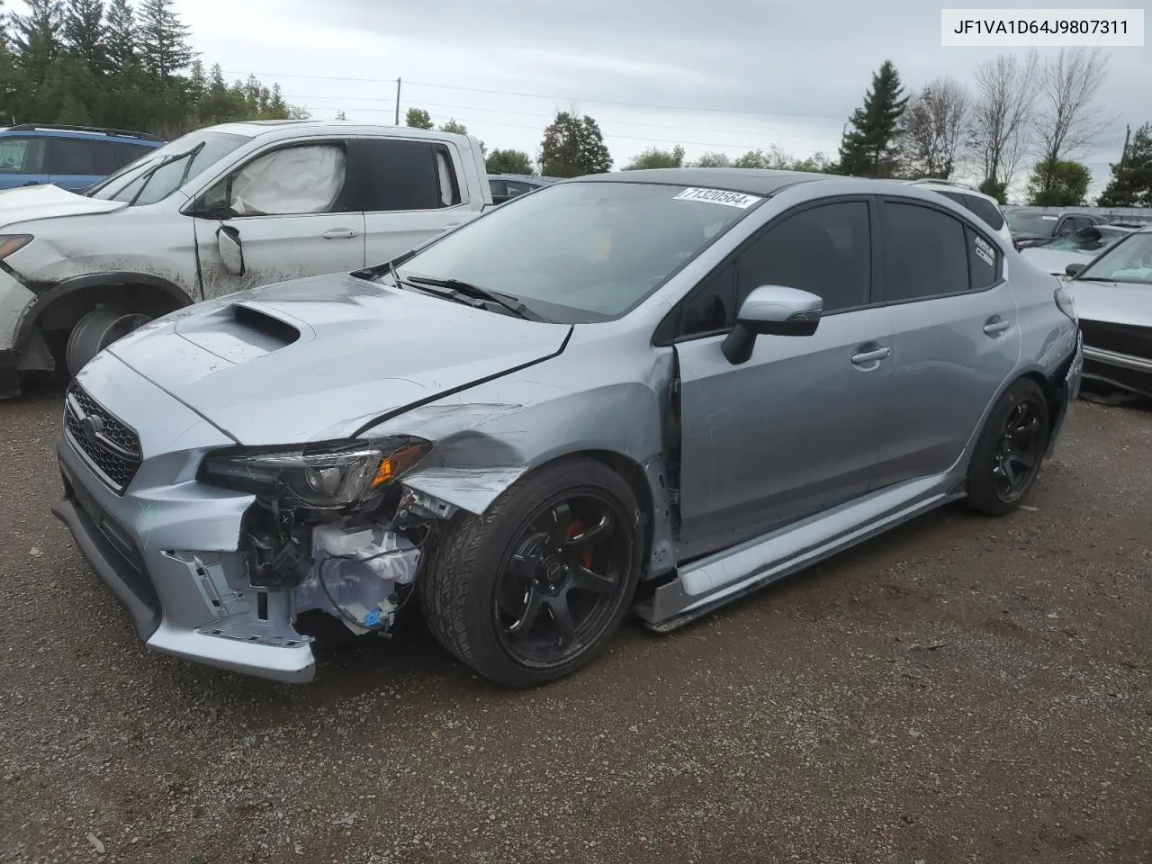 2018 Subaru Wrx Premium VIN: JF1VA1D64J9807311 Lot: 71320564