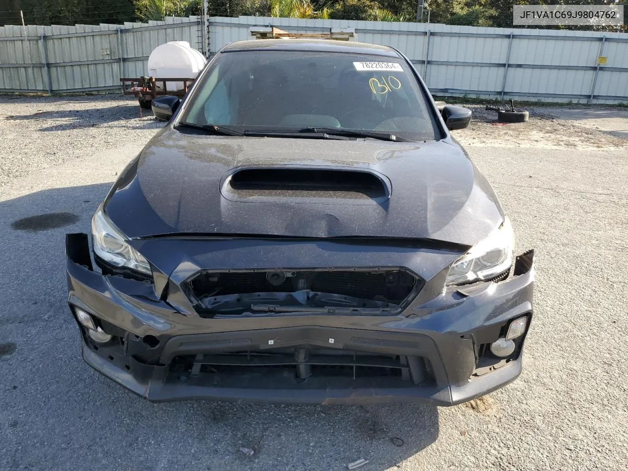 2018 Subaru Wrx Premium VIN: JF1VA1C69J9804762 Lot: 78220364