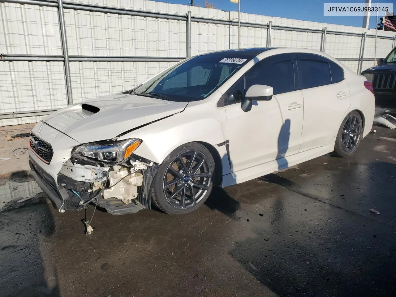 2018 Subaru Wrx Premium VIN: JF1VA1C69J9833145 Lot: 78939644