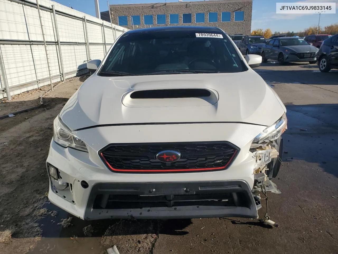 2018 Subaru Wrx Premium VIN: JF1VA1C69J9833145 Lot: 78939644