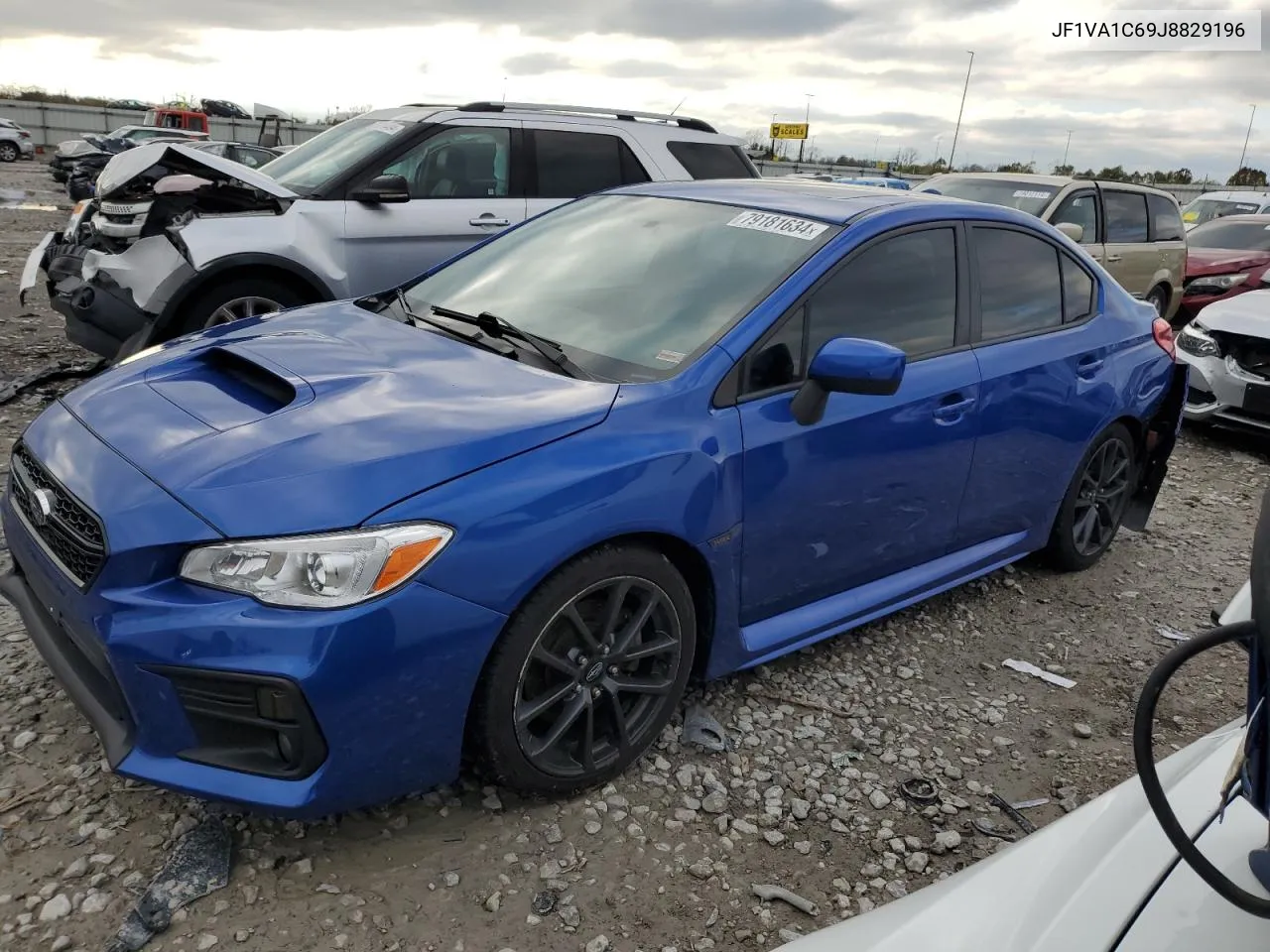 2018 Subaru Wrx Premium VIN: JF1VA1C69J8829196 Lot: 79181634