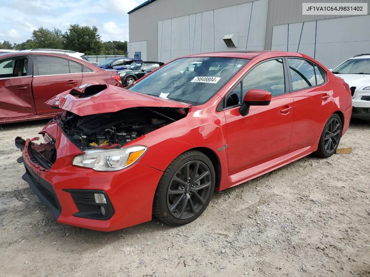 2018 Subaru Wrx Premium VIN: JF1VA1C64J9831402 Lot: 79848804