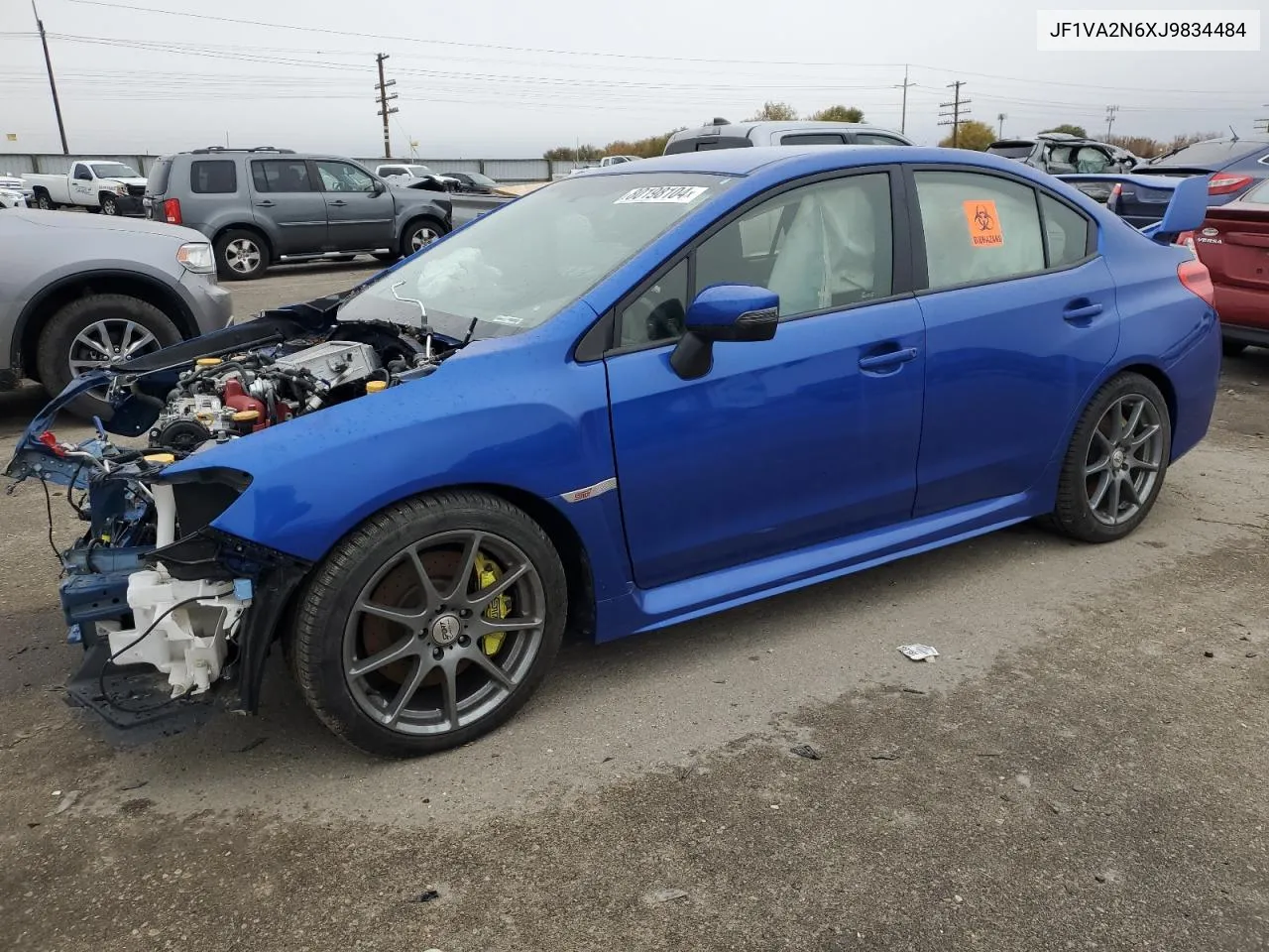 2018 Subaru Wrx Sti VIN: JF1VA2N6XJ9834484 Lot: 80198104