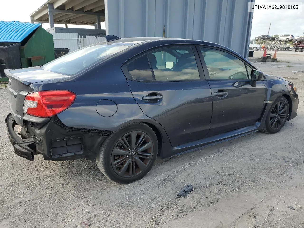 2018 Subaru Wrx VIN: JF1VA1A62J9818165 Lot: 80758814