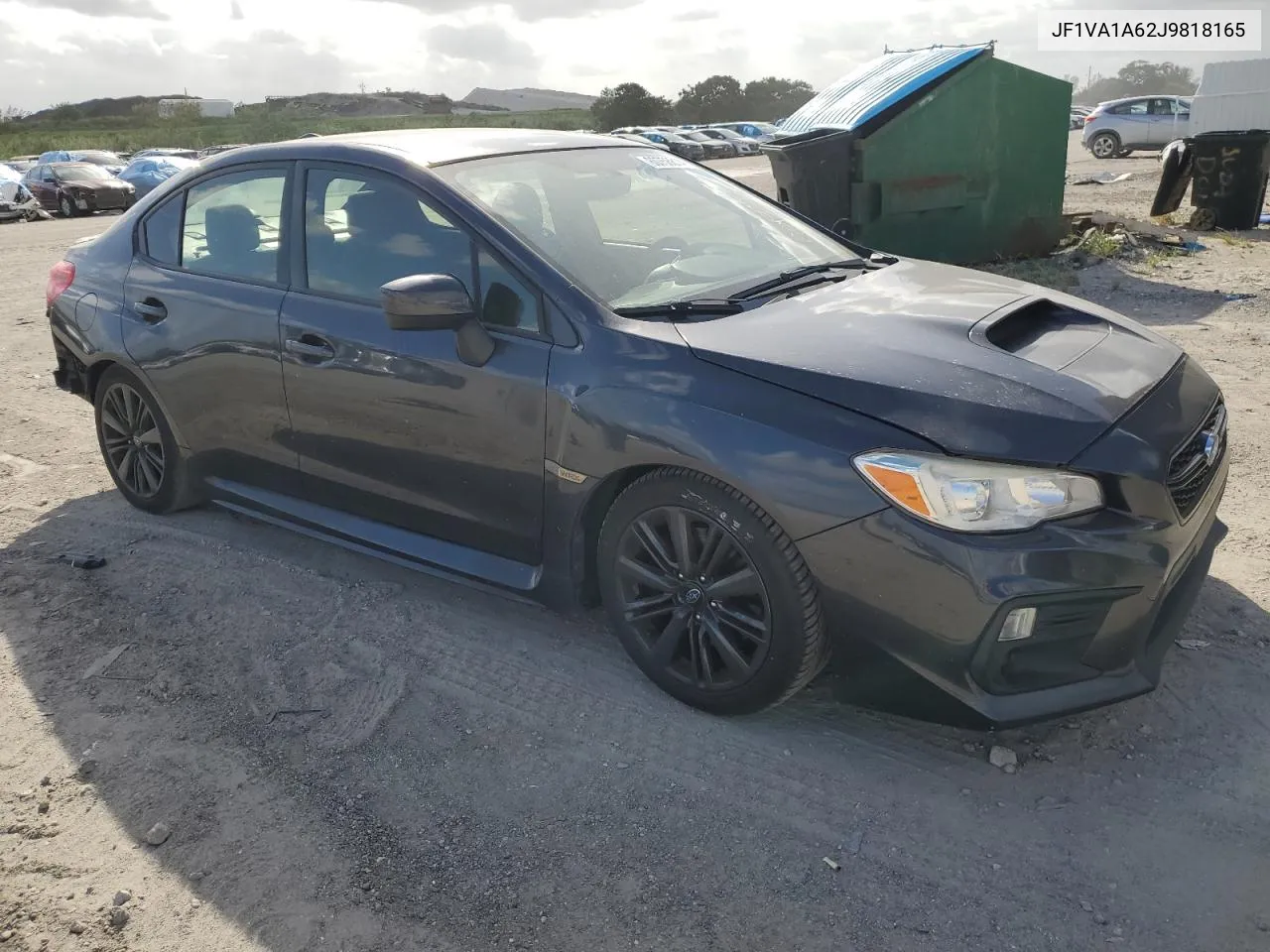 2018 Subaru Wrx VIN: JF1VA1A62J9818165 Lot: 80758814