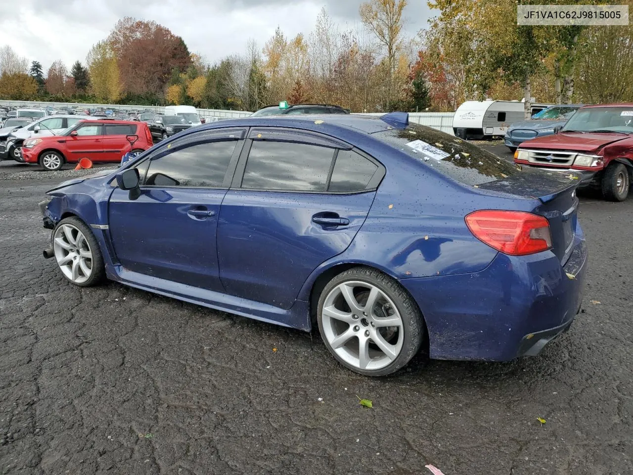 2018 Subaru Wrx Premium VIN: JF1VA1C62J9815005 Lot: 80905204