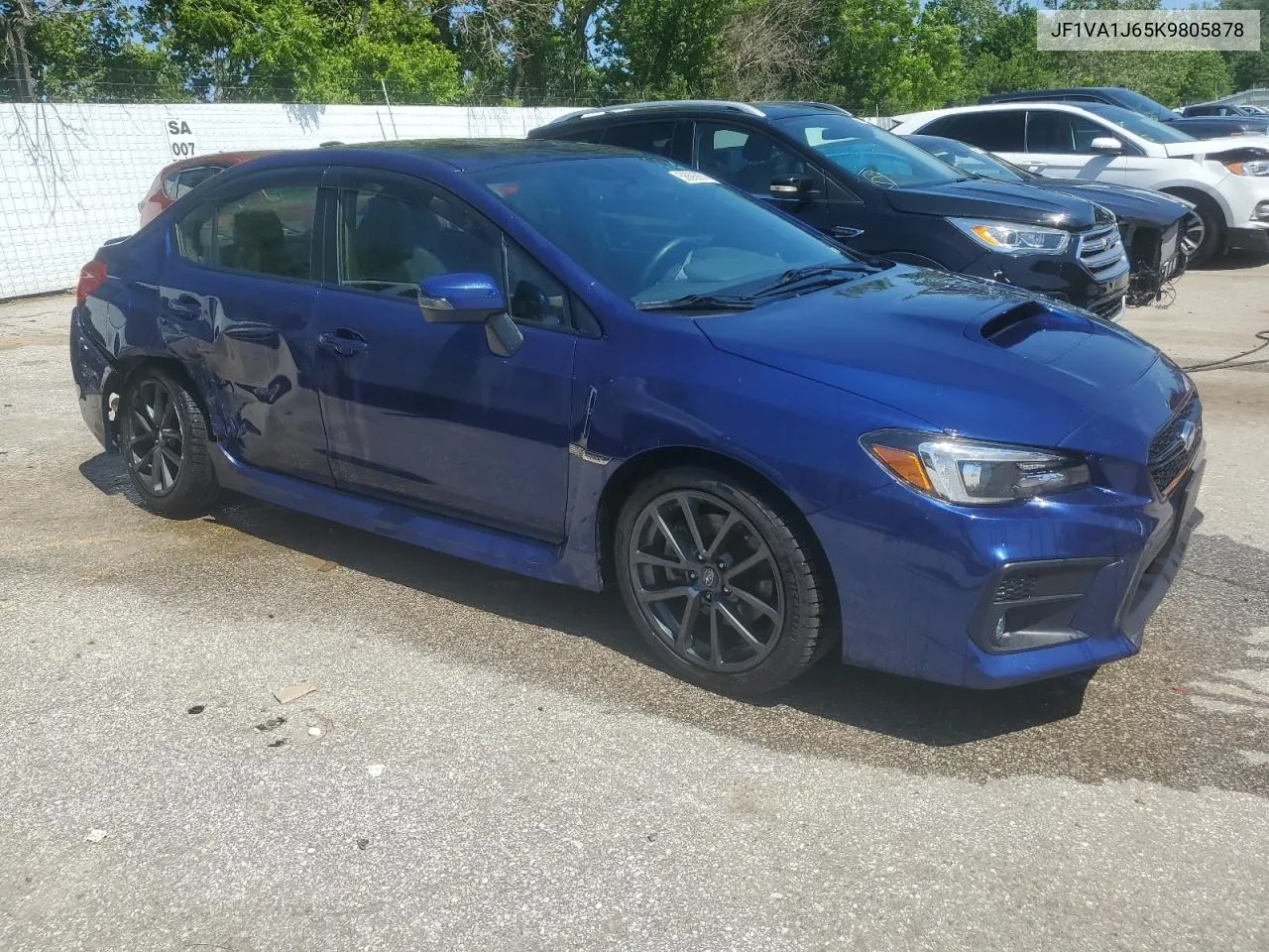 2019 Subaru Wrx Limited VIN: JF1VA1J65K9805878 Lot: 56692974