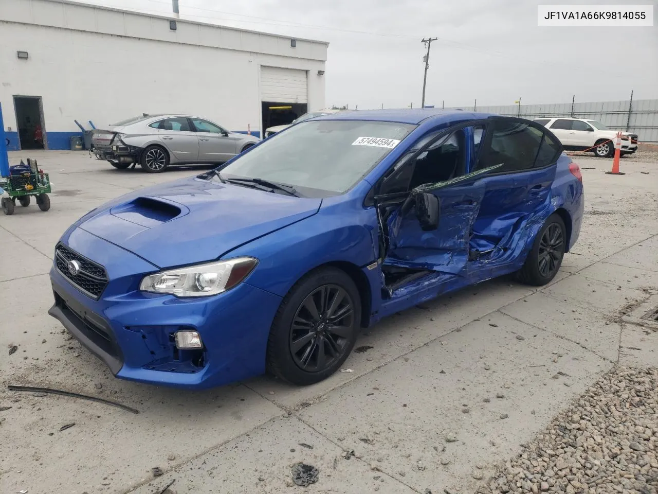 2019 Subaru Wrx VIN: JF1VA1A66K9814055 Lot: 57494594