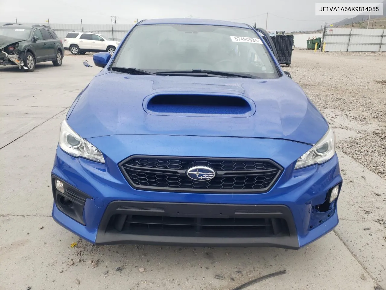 2019 Subaru Wrx VIN: JF1VA1A66K9814055 Lot: 57494594