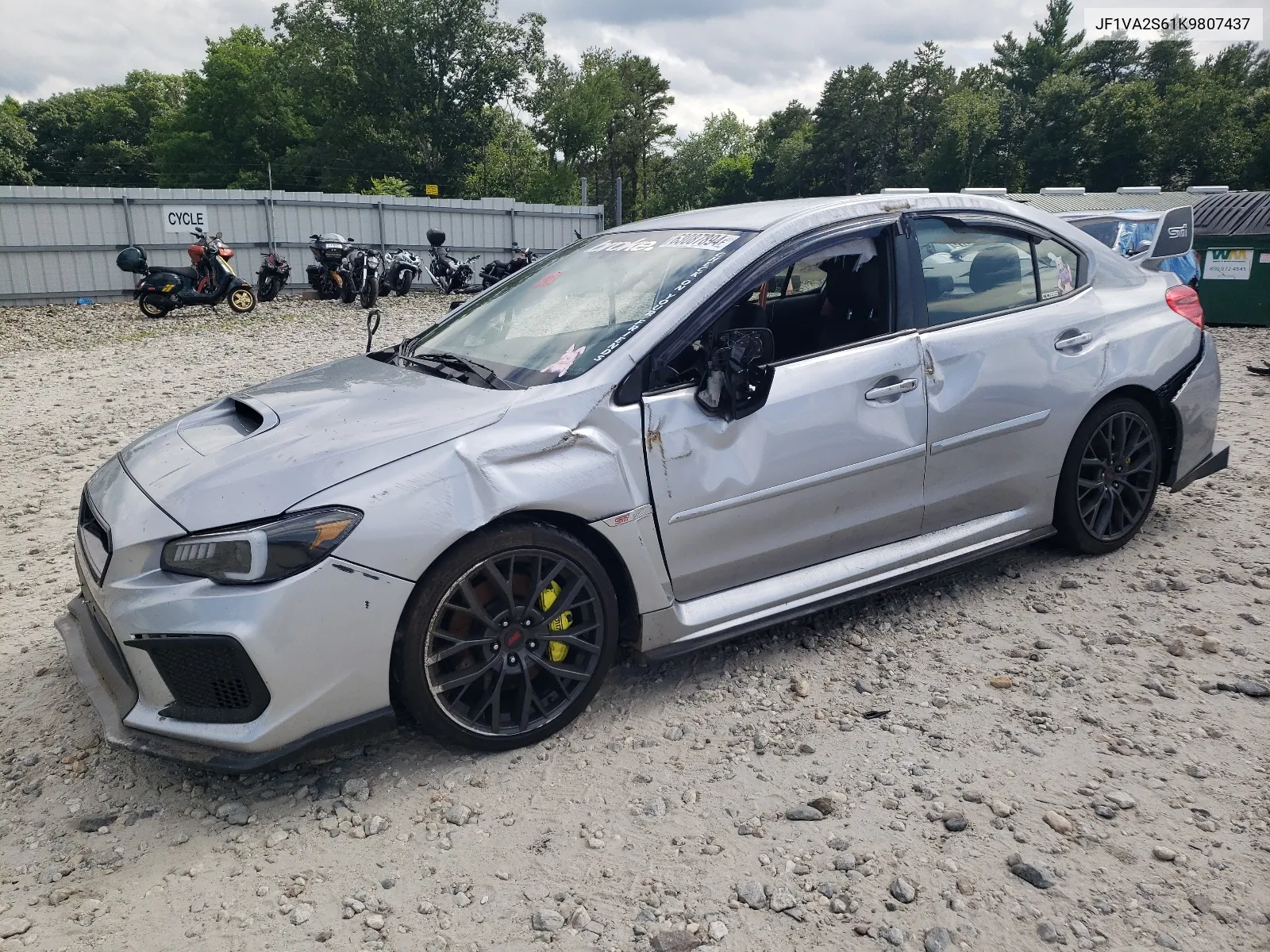 JF1VA2S61K9807437 2019 Subaru Wrx Sti