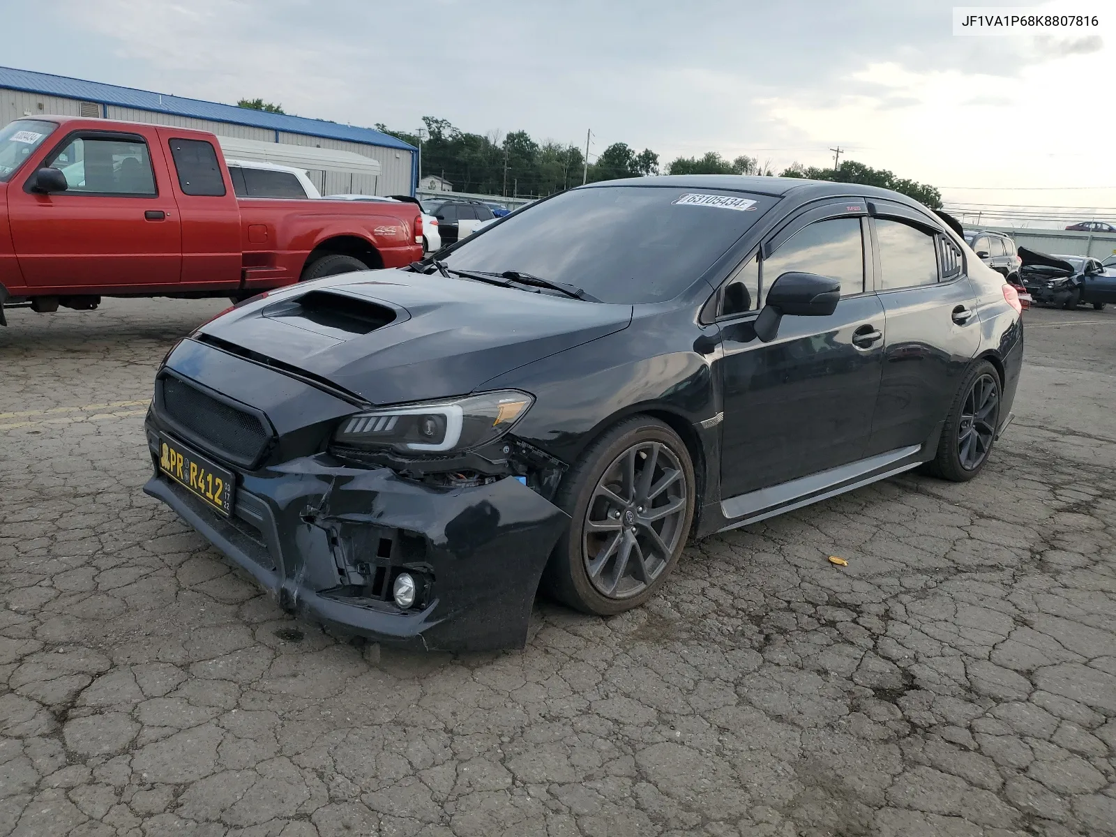 2019 Subaru Wrx Limited VIN: JF1VA1P68K8807816 Lot: 63105434