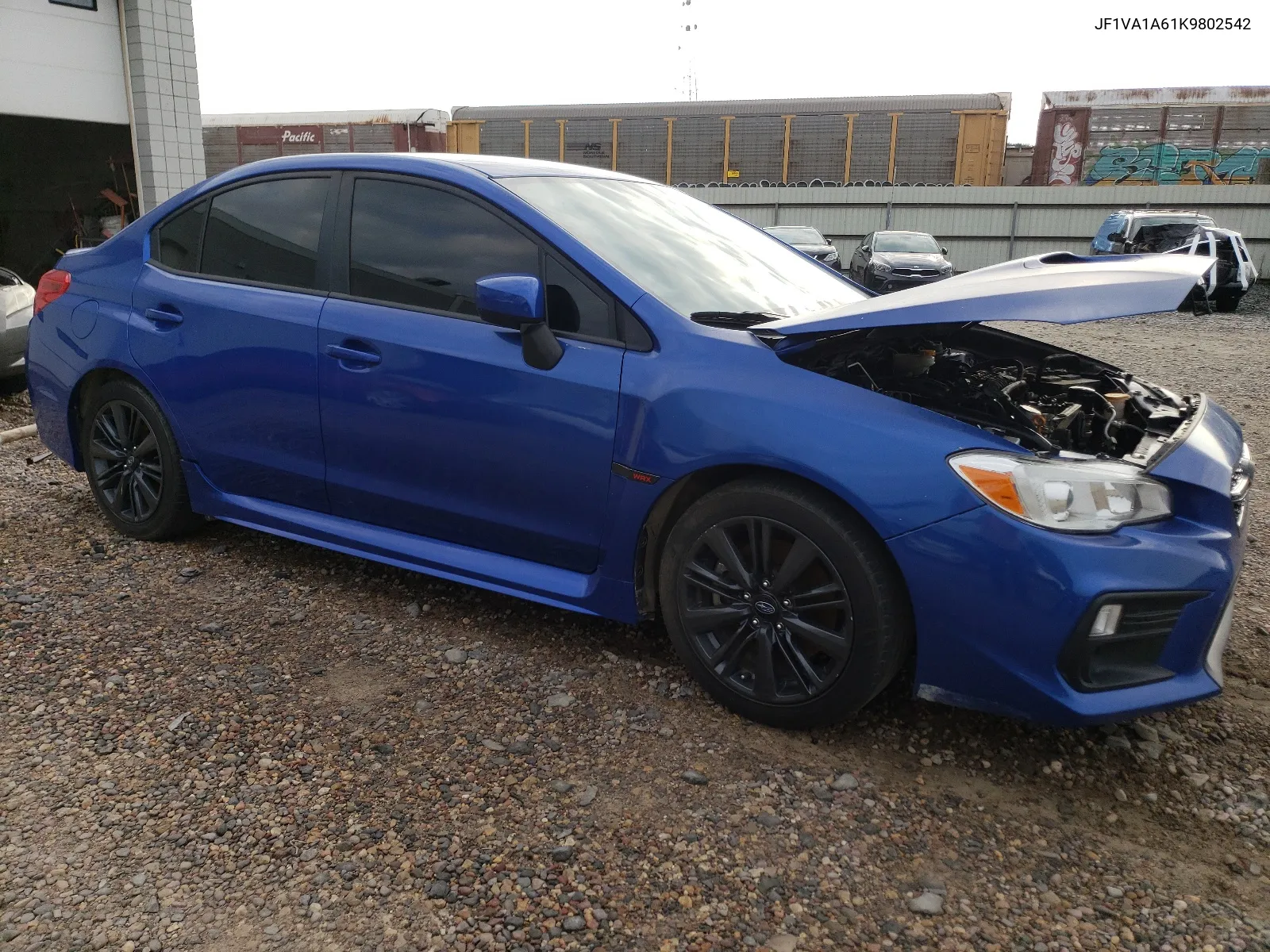 2019 Subaru Wrx VIN: JF1VA1A61K9802542 Lot: 64662864