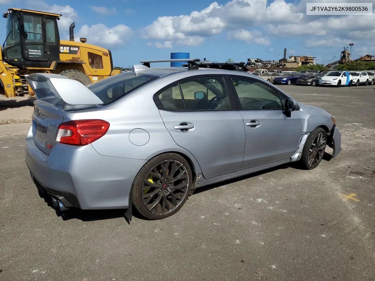 2019 Subaru Wrx Sti Limited VIN: JF1VA2Y62K9800536 Lot: 70991794