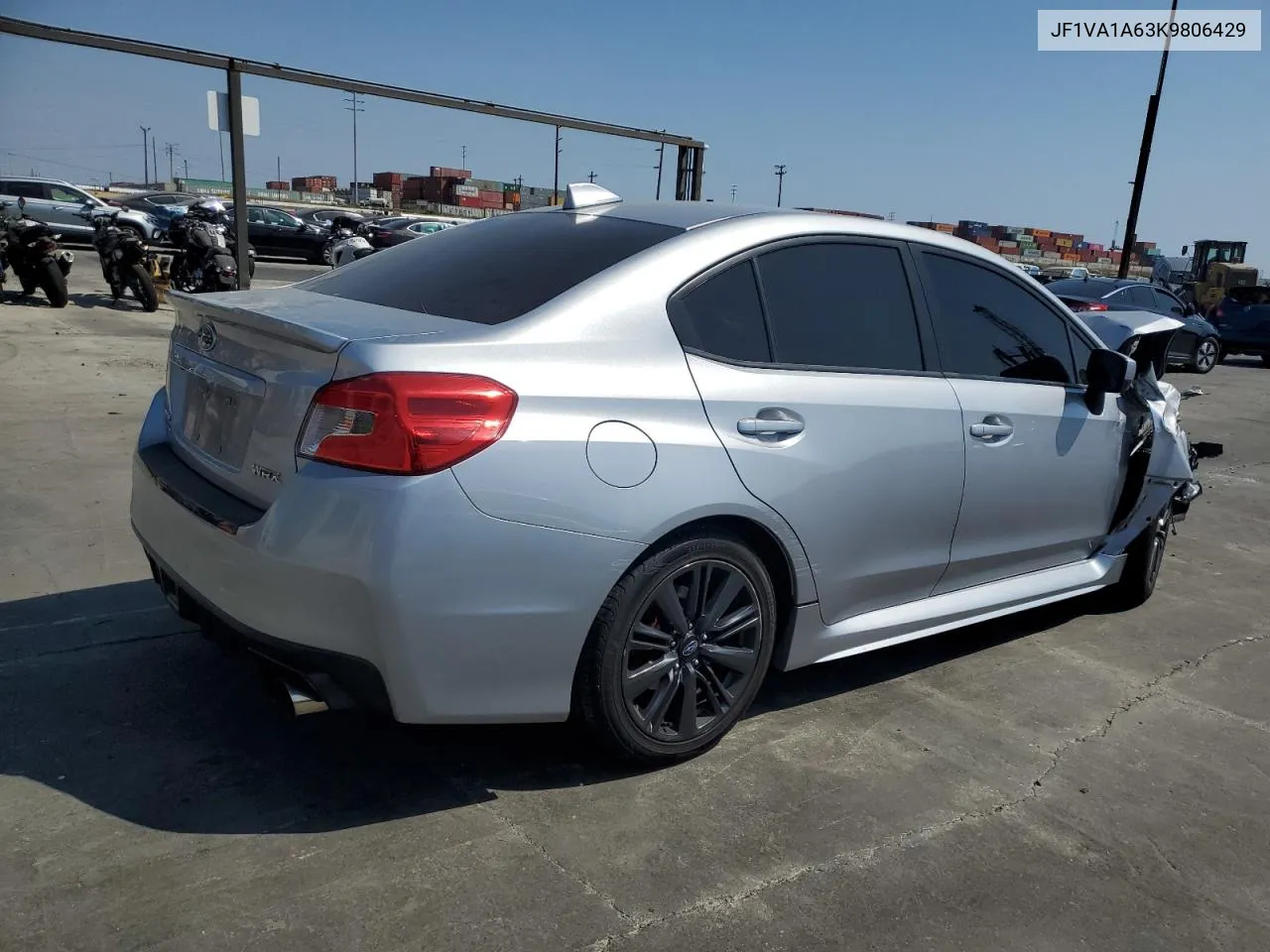 2019 Subaru Wrx VIN: JF1VA1A63K9806429 Lot: 71196274