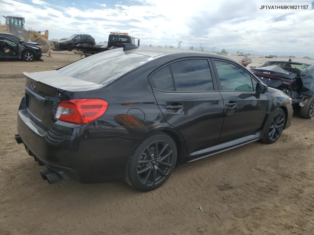 2019 Subaru Wrx Limited VIN: JF1VA1H68K9821157 Lot: 72575794