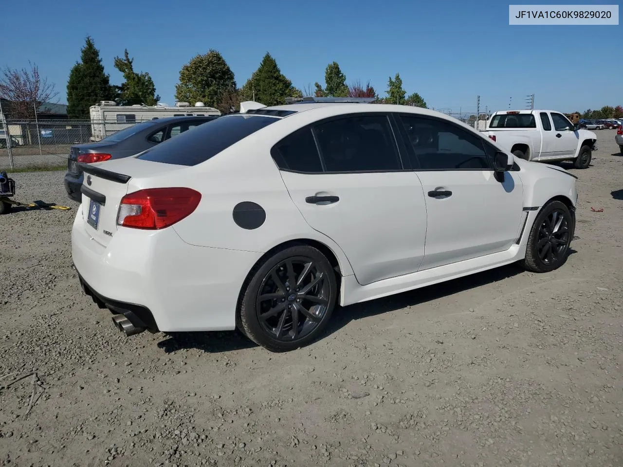 2019 Subaru Wrx Premium VIN: JF1VA1C60K9829020 Lot: 74310354