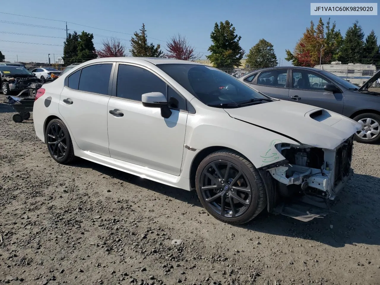 2019 Subaru Wrx Premium VIN: JF1VA1C60K9829020 Lot: 74310354