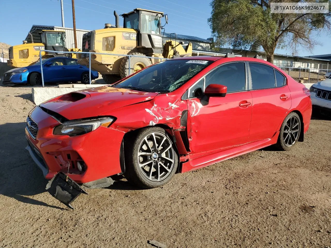 2019 Subaru Wrx Premium VIN: JF1VA1C66K9824677 Lot: 75266994