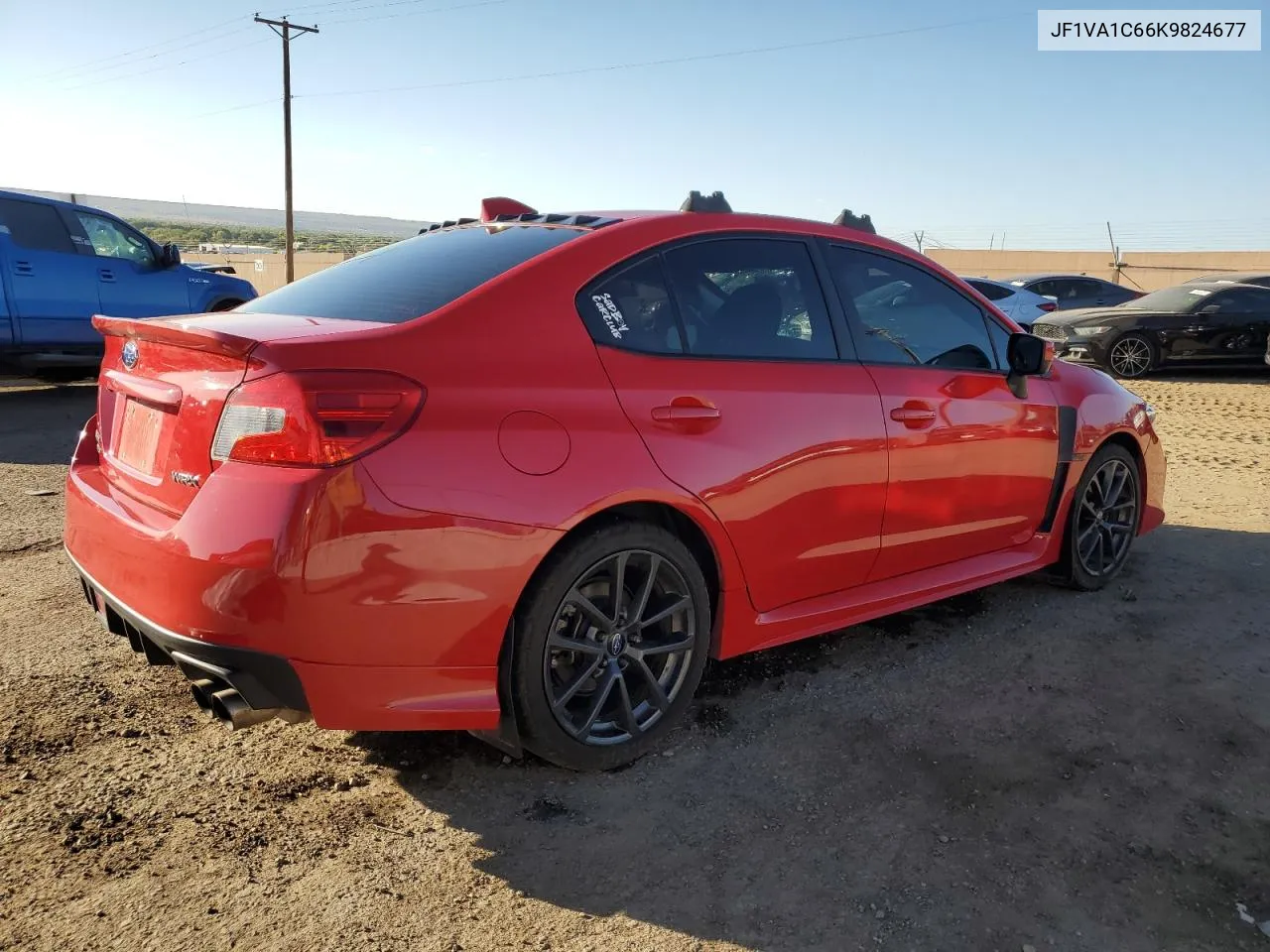 2019 Subaru Wrx Premium VIN: JF1VA1C66K9824677 Lot: 75266994