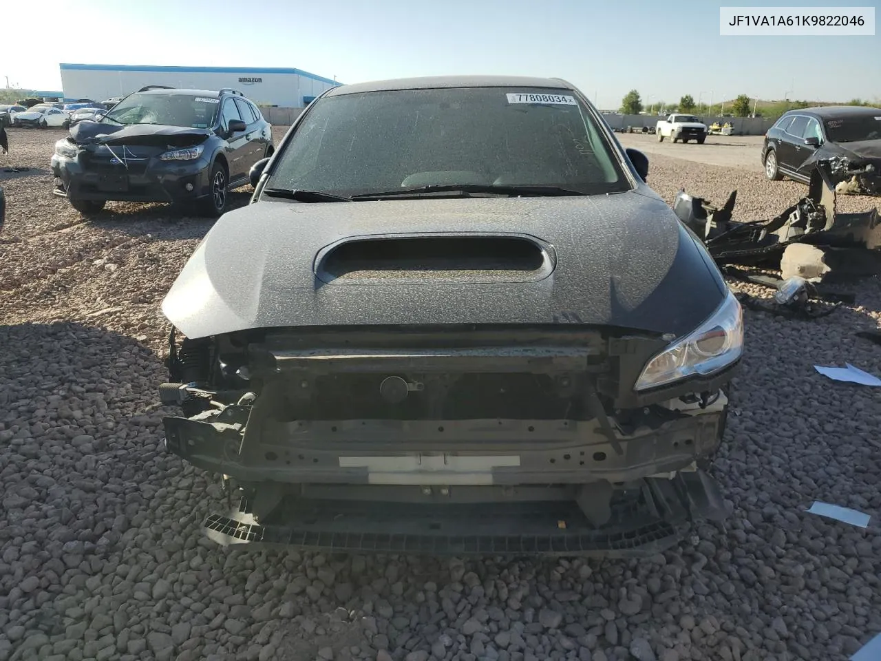 2019 Subaru Wrx VIN: JF1VA1A61K9822046 Lot: 77808034